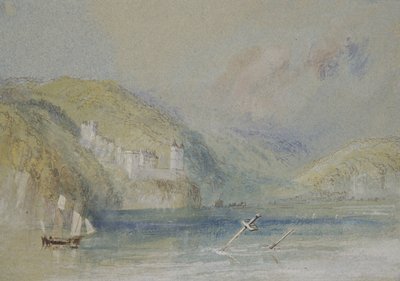 De Seine bij Tancarville, ca. 1832 door Joseph Mallord William Turner